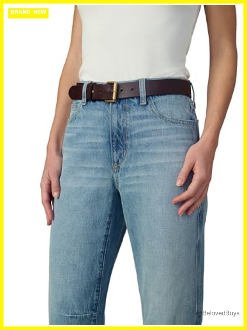 Relaxed Barrel Leg Jeans - High Rise, Ankle Length - Picture 3 of 7